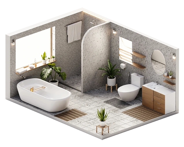 Baubora bietet Sanierung & Gebäudeservice in München, inkl. Wohnungssanierung, Badsanierung mit 3D-Planung, Bauplanung, Architektur & Statik.